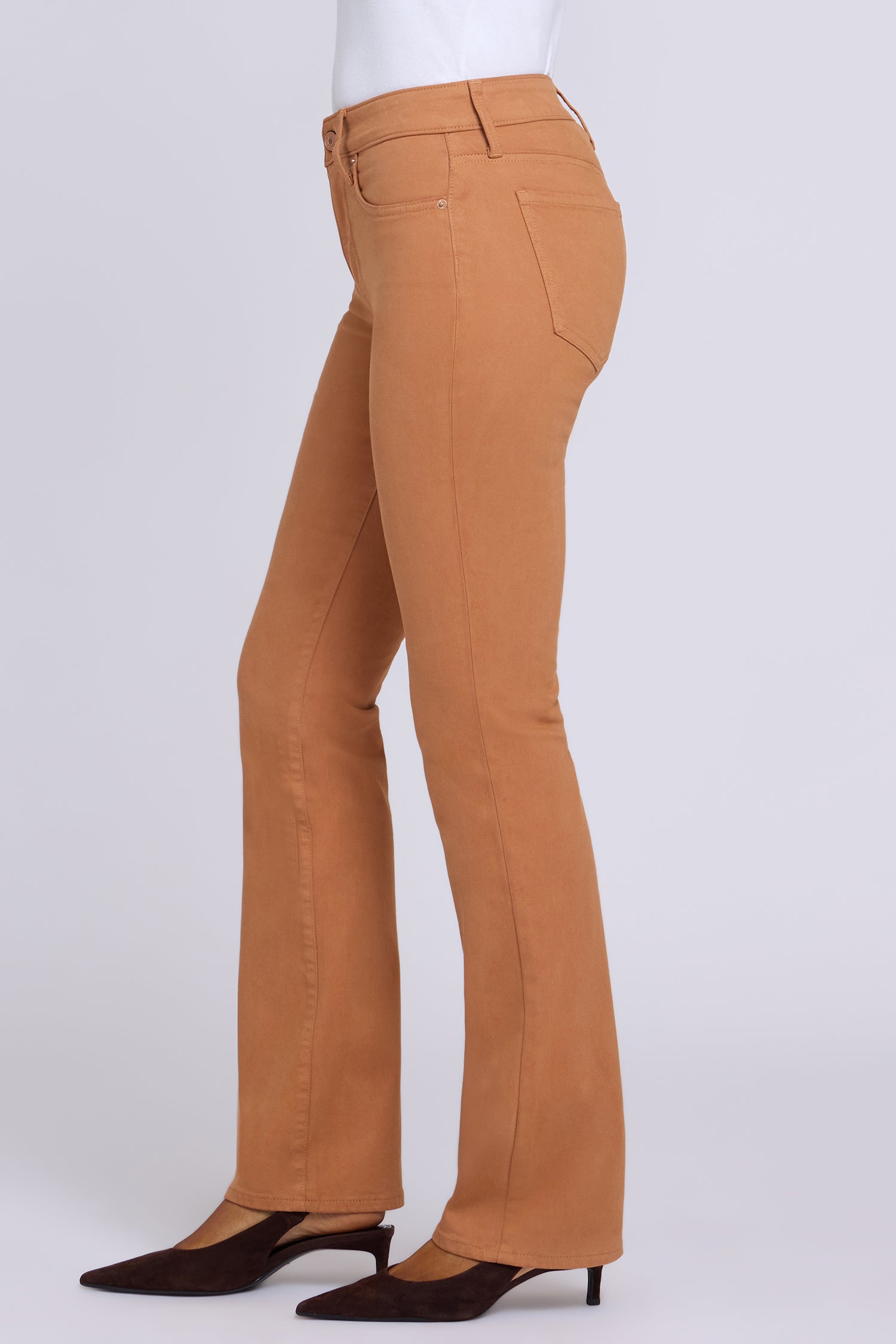 NYDJ Barbara Bootcut Jeans In Petite  - Roasted Pecan