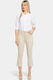 NYDJ Chloe Capri Jeans In Petite With High Rise And Released Hems - Feather