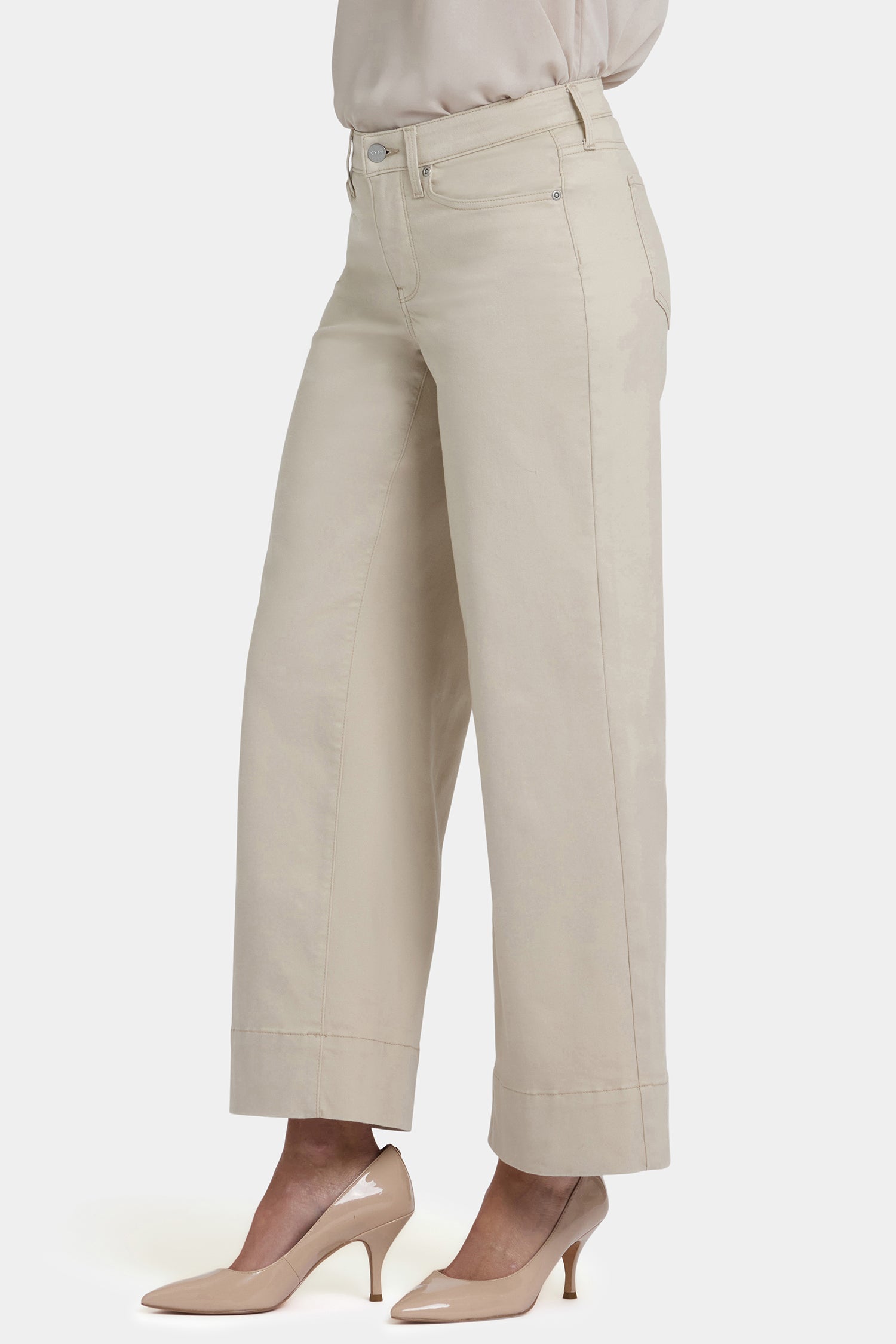 NYDJ Teresa Wide Leg Ankle Jeans In Petite With 3
