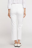 NYDJ Marilyn Straight Ankle Jeans In Petite  - Optic White