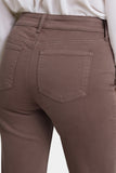 NYDJ Marilyn Straight Jeans In Petite  - Dark Wood