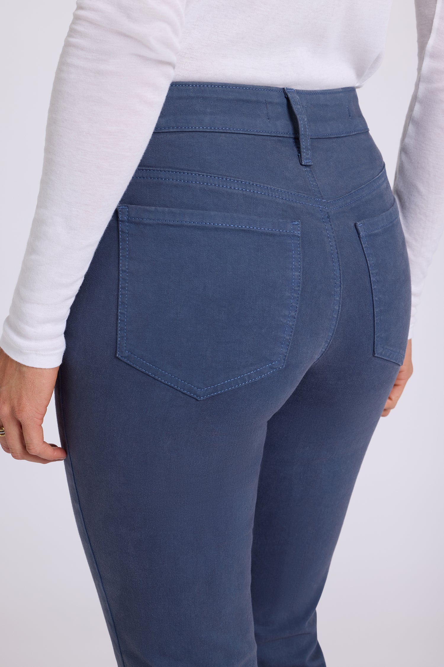 NYDJ Marilyn Straight Jeans In Petite  - Jade Blue