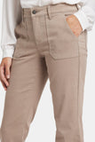 NYDJ Marilyn Straight Jeans In Petite With Utility Pockets - Country Oak