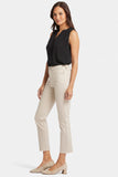 NYDJ Sheri Slim Ankle Jeans In Petite With Frayed Hems - Feather