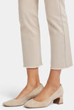 NYDJ Sheri Slim Ankle Jeans In Petite With Frayed Hems - Feather