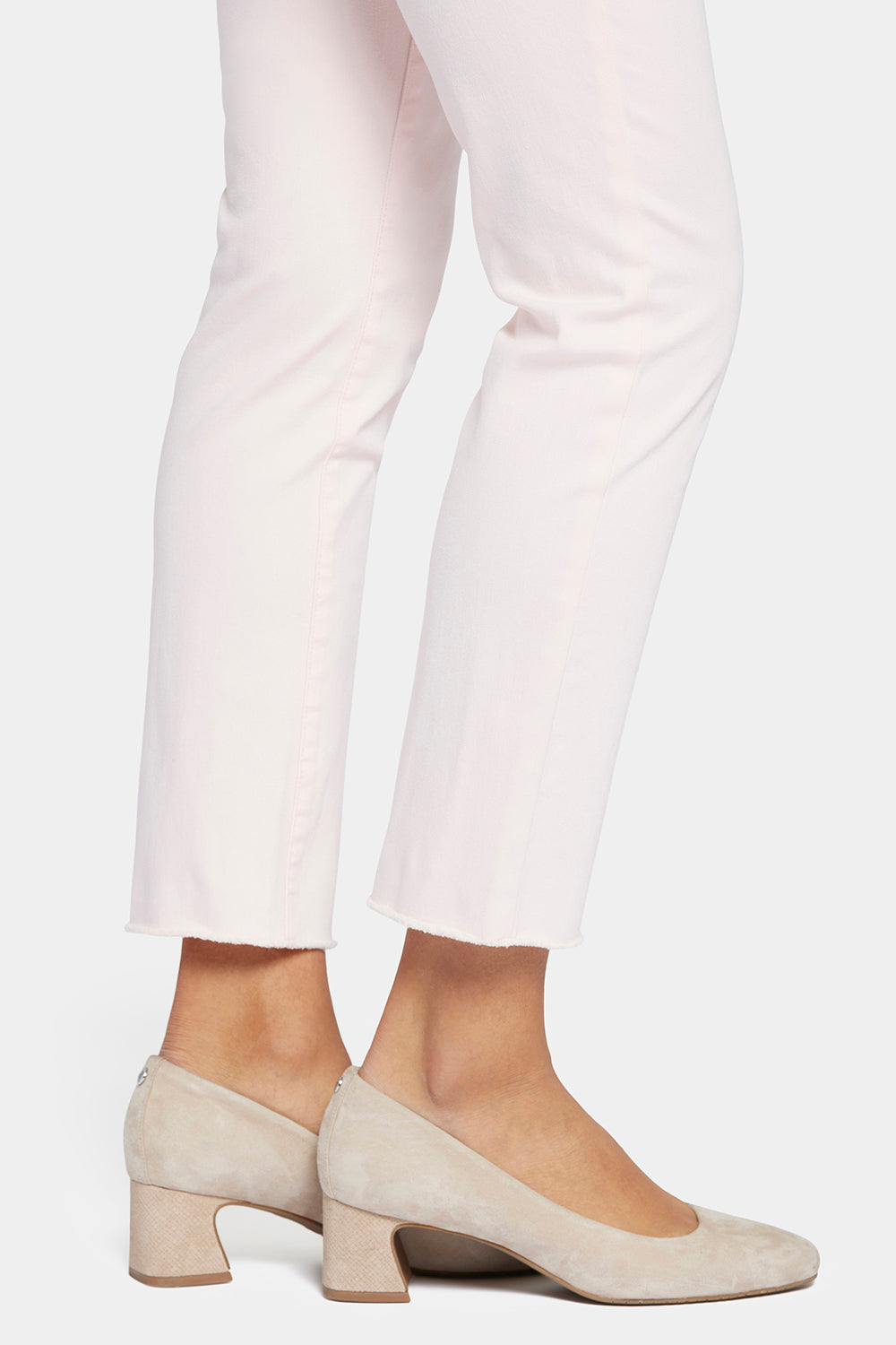 NYDJ Sheri Slim Ankle Jeans In Petite With Frayed Hems - Felicity