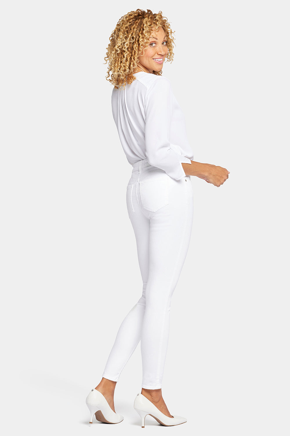 NYDJ Ami Skinny Jeans In Petite  - Optic White
