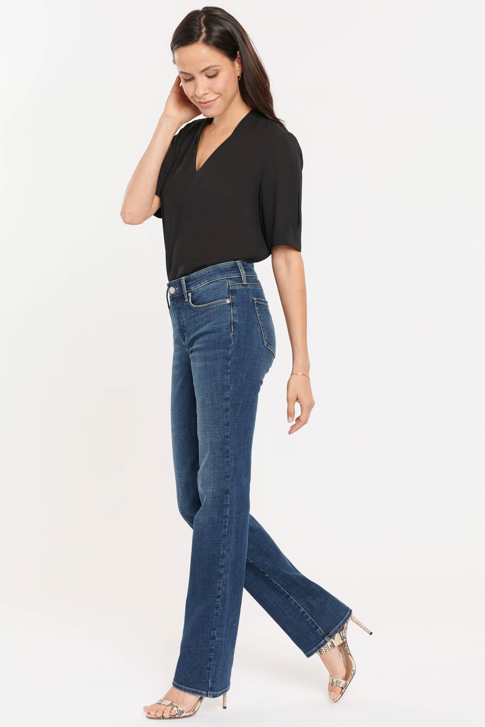 NYDJ Marilyn Straight Jeans In Petite  - Marcel