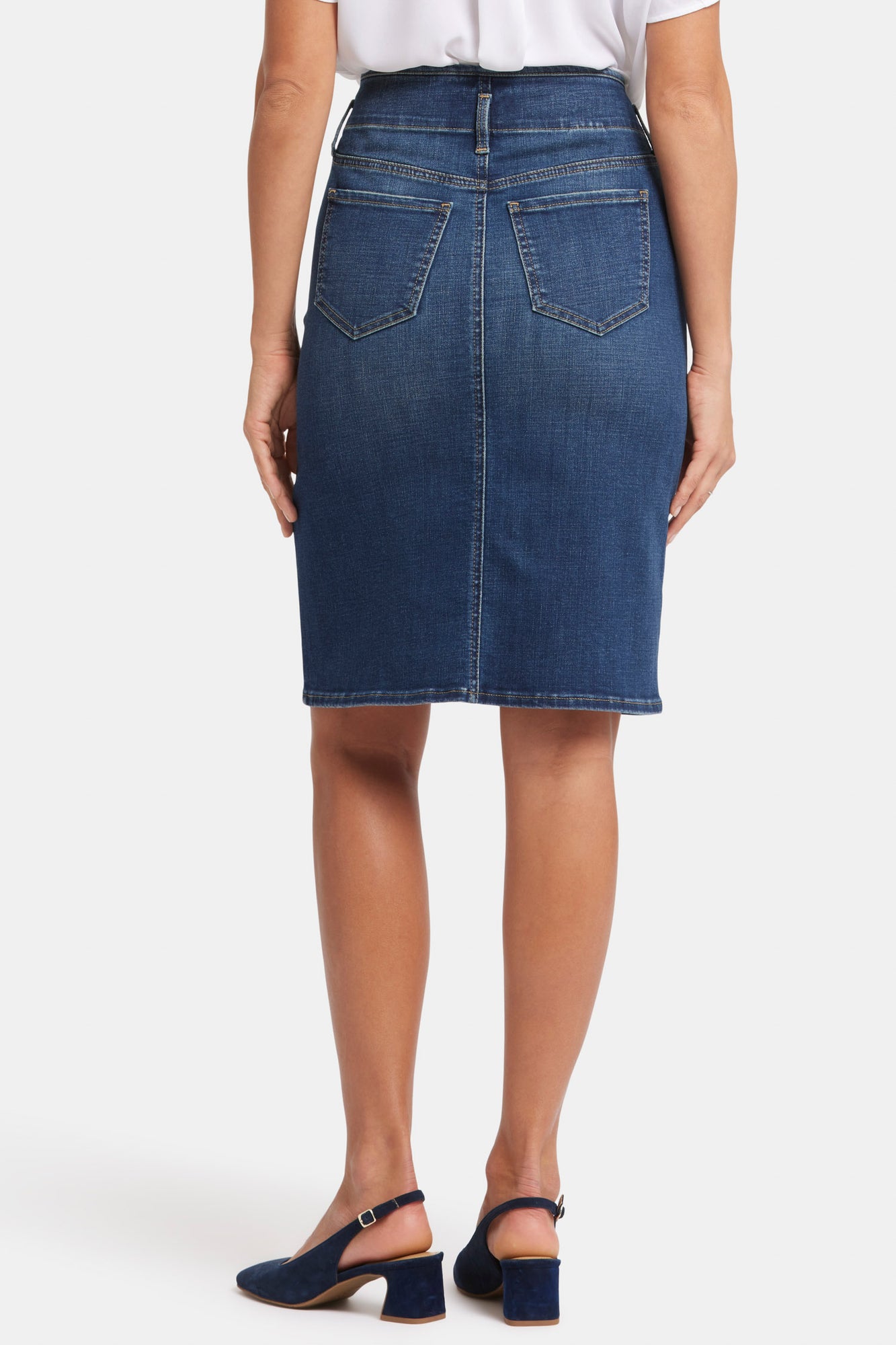 NYDJ High Waist Skirt In Petite  - Olympus