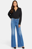 NYDJ Mia Palazzo Jeans In Petite With High Rise - Fairmont