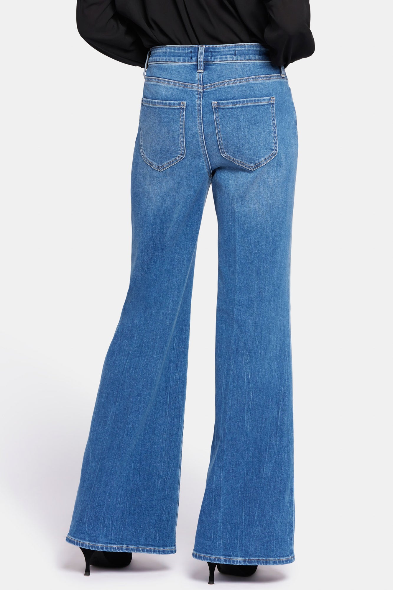 NYDJ Mia Palazzo Jeans In Petite With High Rise - Fairmont