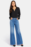 NYDJ Mia Palazzo Jeans In Petite With High Rise - Fairmont