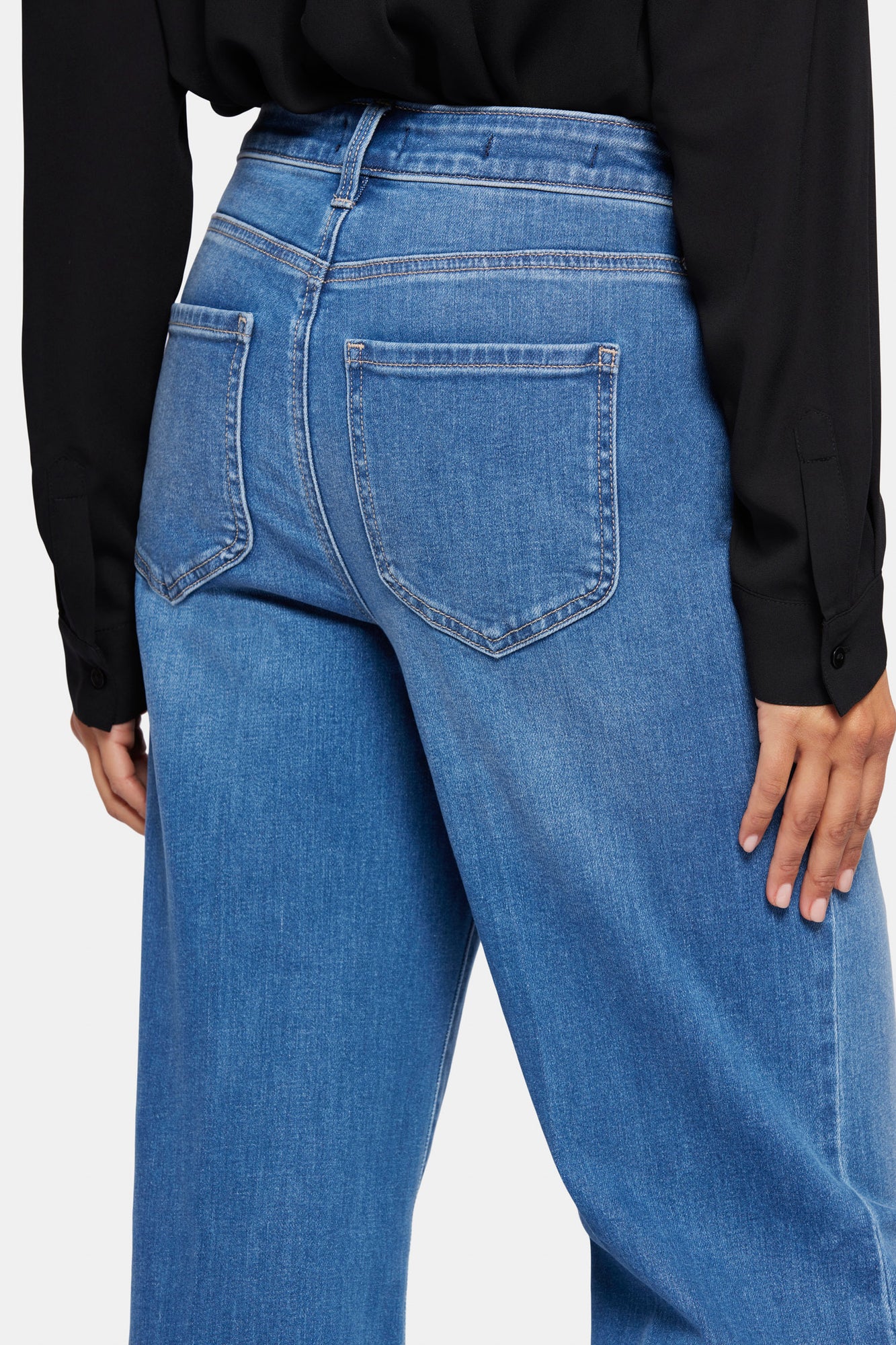 NYDJ Mia Palazzo Jeans In Petite With High Rise - Fairmont