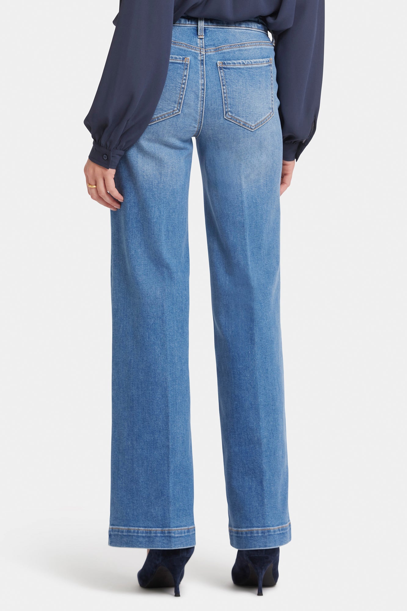 NYDJ Teresa Wide Leg Jeans In Petite With 1 1/2