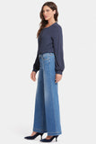 NYDJ Teresa Wide Leg Jeans In Petite With 1 1/2" Hems - Water Canyon