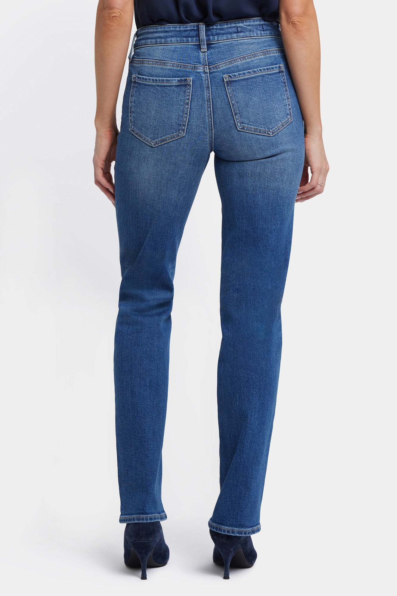 NYDJ Marilyn Straight Jeans In Petite  - Picasso Lake