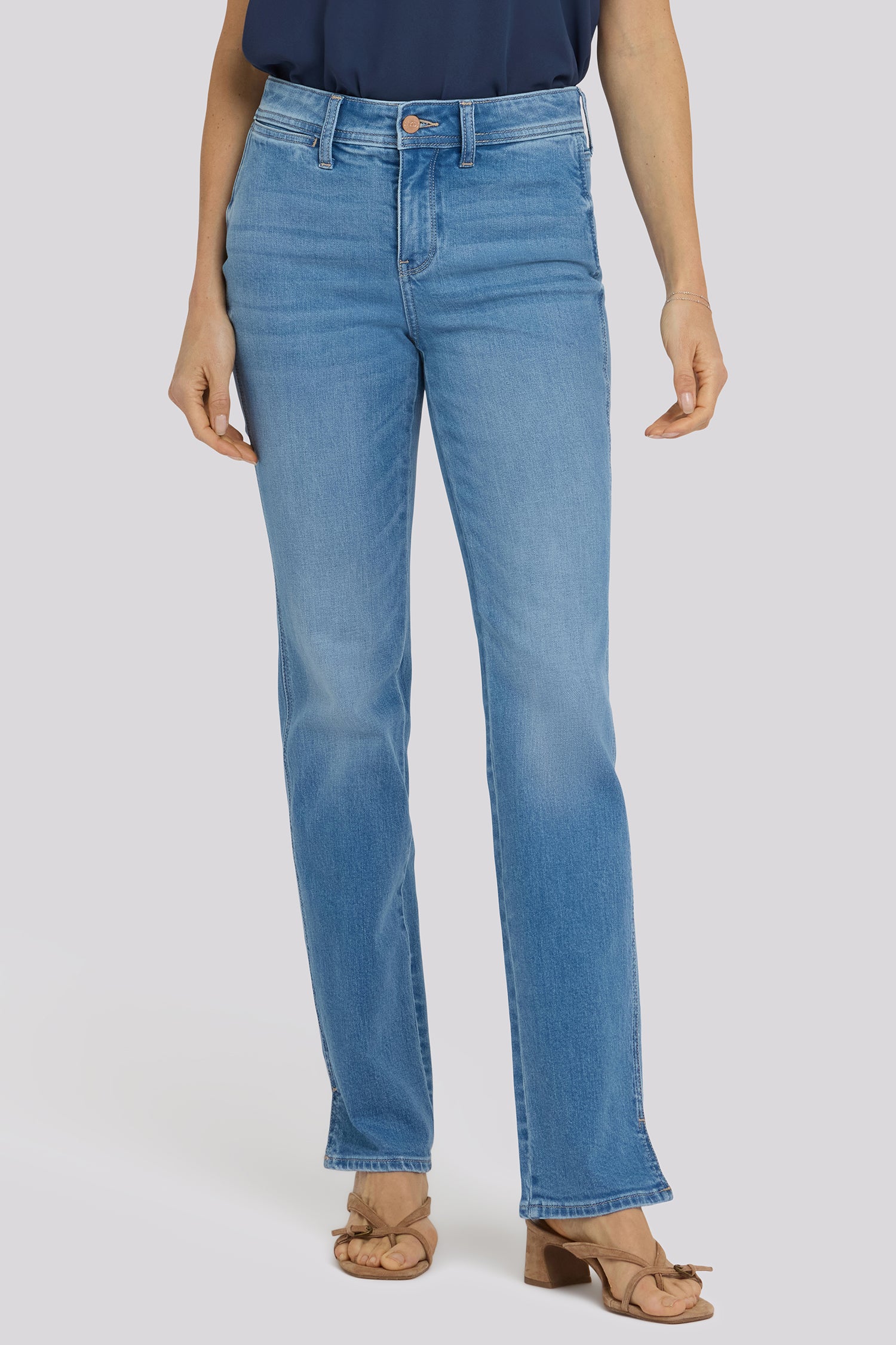 Marilyn Straight Jeans In Petite With Clean Front, Back Darts And