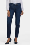 NYDJ Sheri Slim Jeans In Petite With Back Sequins - Indigo Seine
