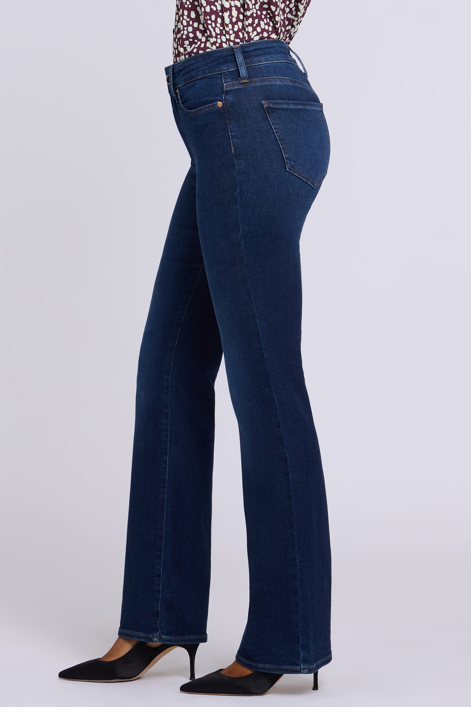 NYDJ Brooklyn Bootcut Jeans In Petite In Re-New™ Denim With High Rise - Halcyon
