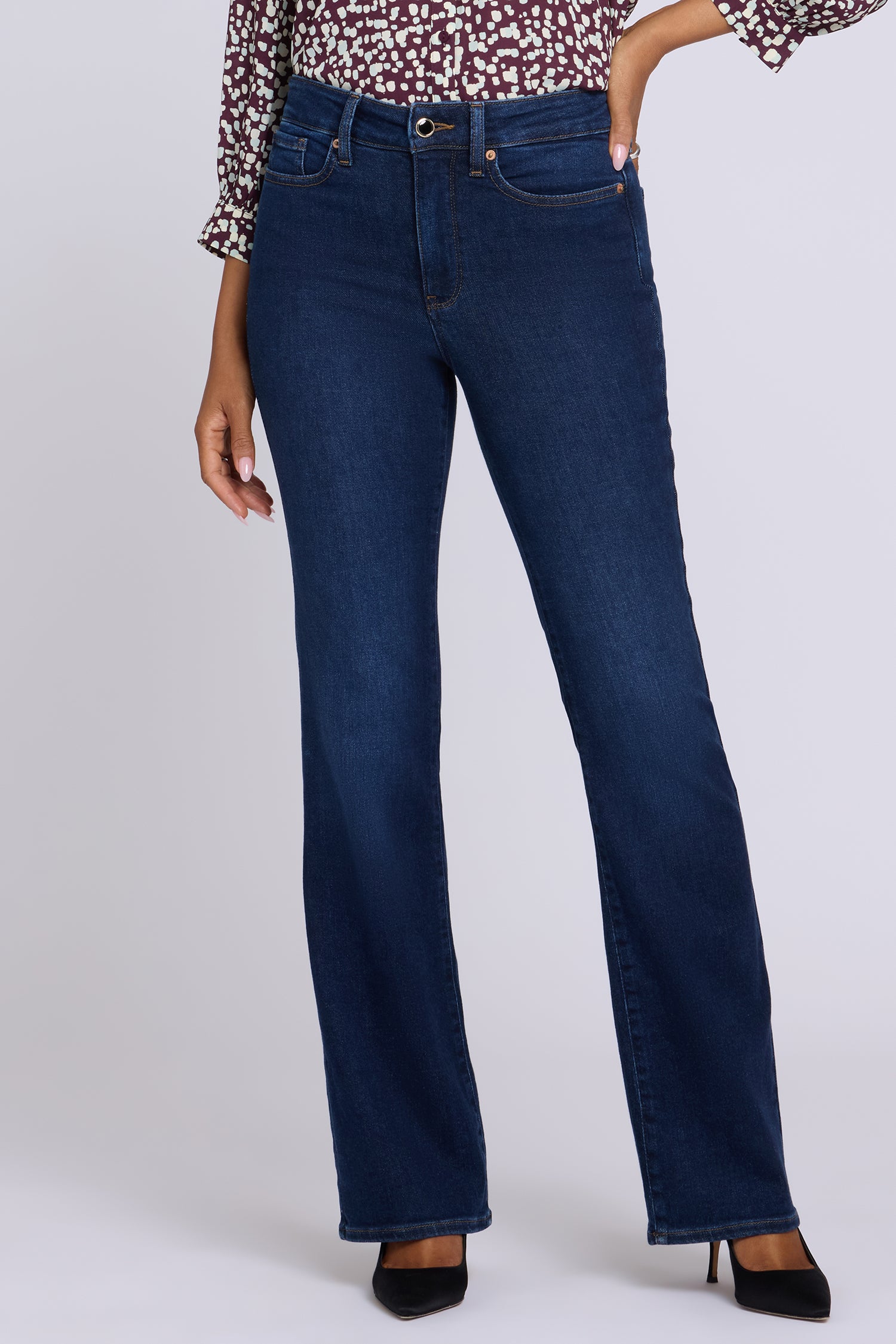 NYDJ Brooklyn Bootcut Jeans In Petite In Re-New™ Denim With High Rise - Halcyon