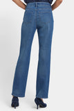 NYDJ Marilyn Straight Jeans In Petite With High Rise And 29" Inseam - Lake Notre-Dame
