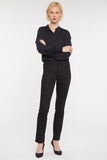 NYDJ Sheri Slim Jeans In Petite In BlackLast™ Denim - Black Rinse