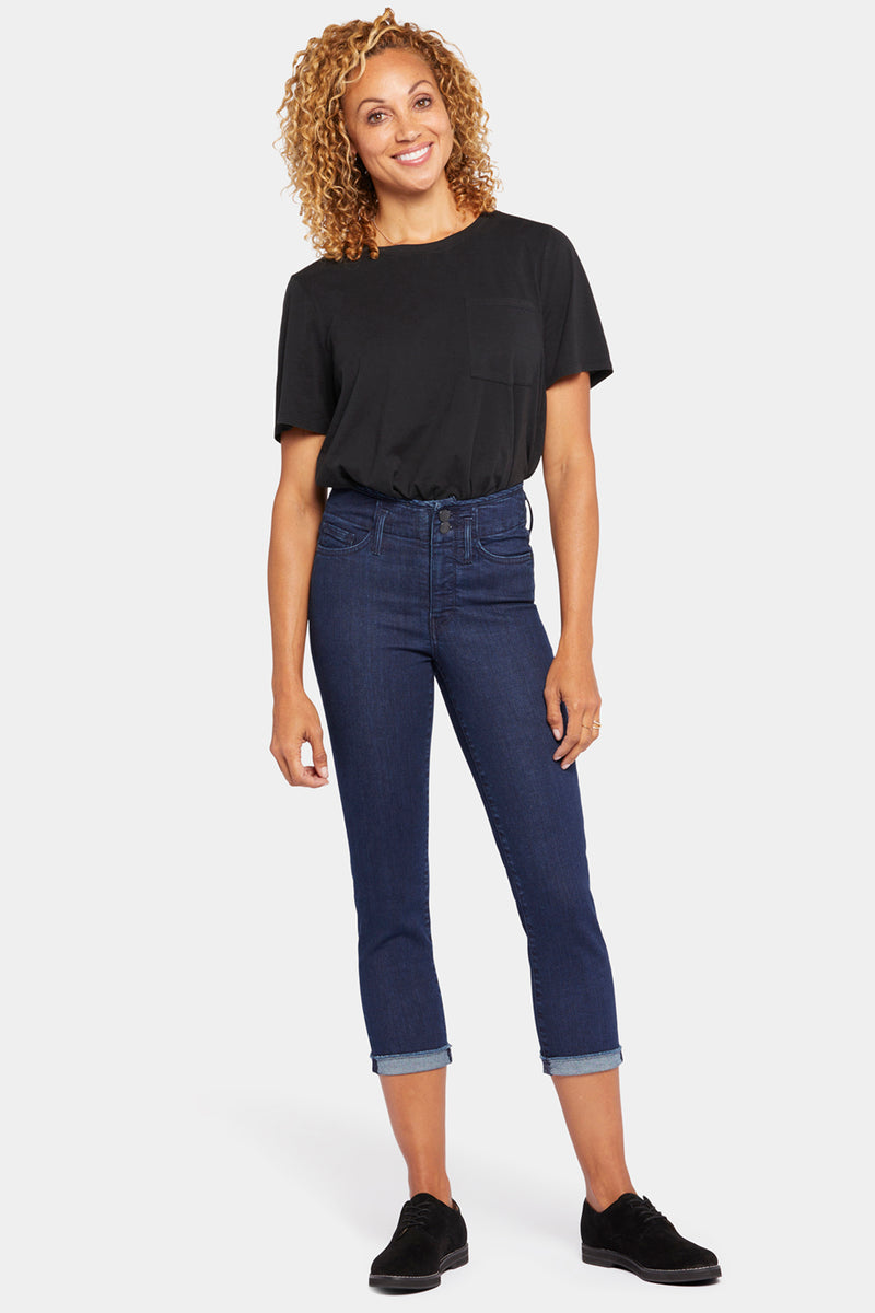 Fashion petite capri jeans