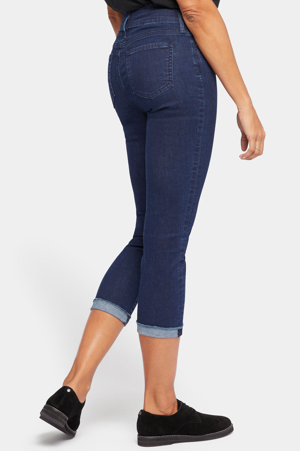 NYDJ Chloe Capri Jeans In Petite With Cuffs - Mystique