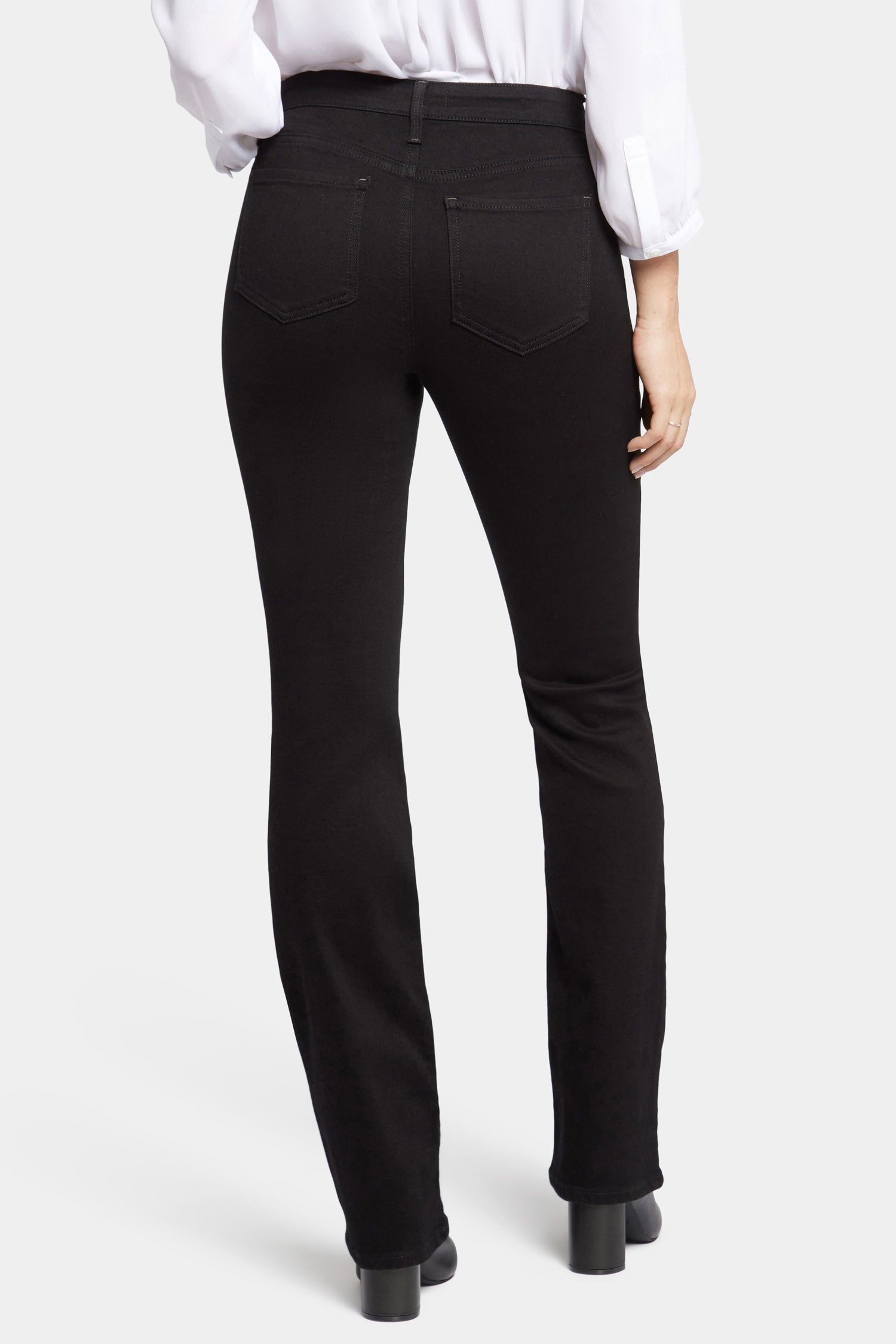 NYDJ Barbara Bootcut Jeans In Petite  - Black