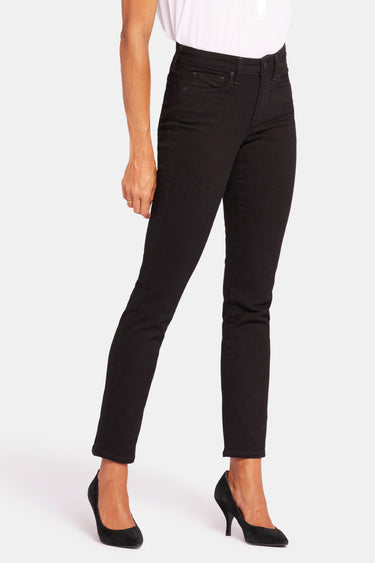 NYDJ Sheri Slim Jeans In Petite  - Black