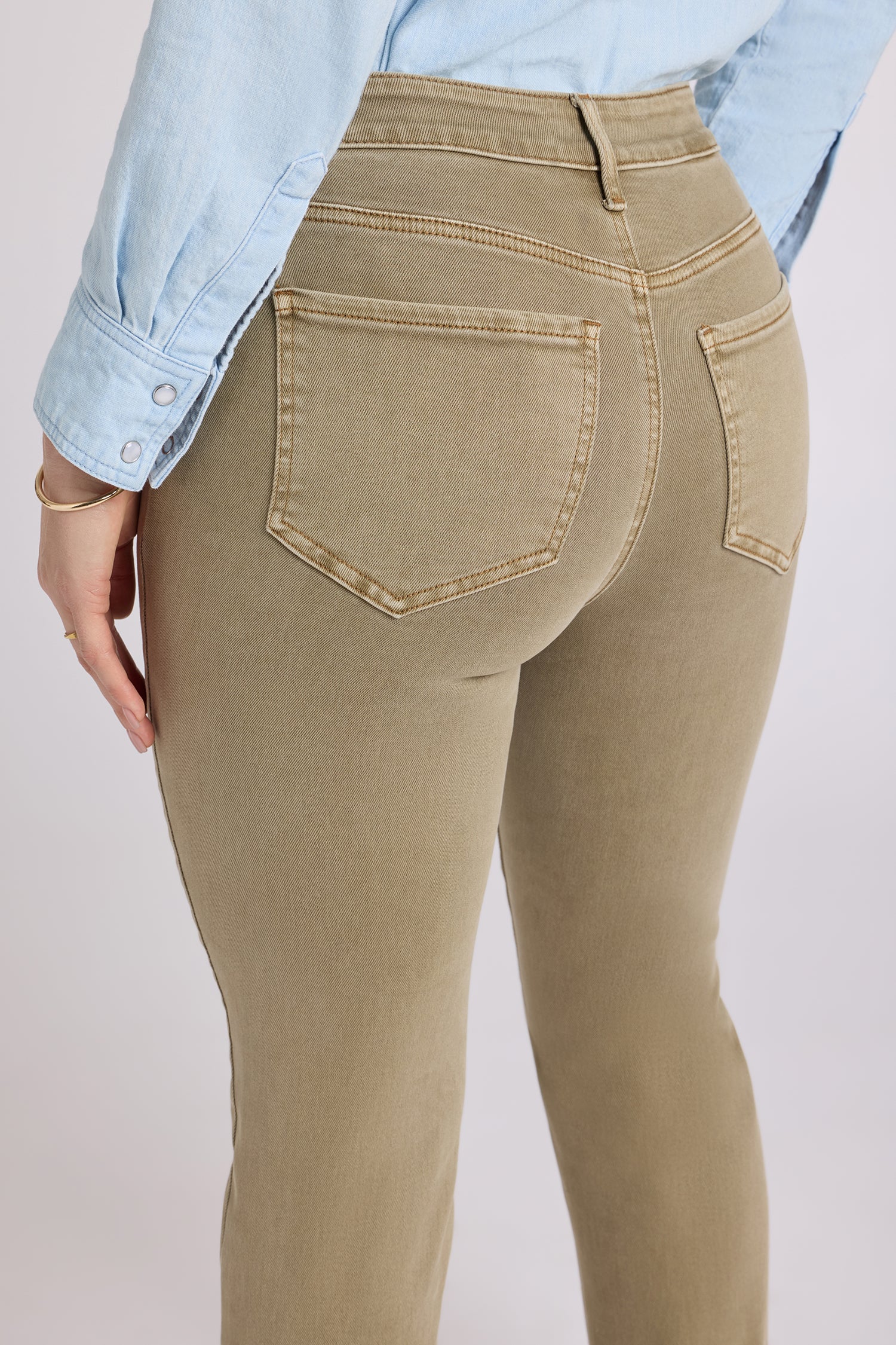 NYDJ Marilyn Straight Jeans In Petite With High Rise And 29" Inseam - Retro Travertine