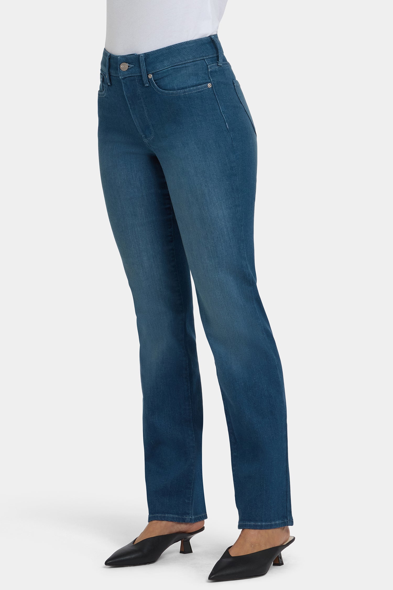 NYDJ Marilyn Straight Jeans In Petite With High Rise And 29