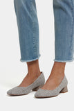 NYDJ Sheri Slim Ankle Jeans In Petite With Frayed Hems - Light Paradise