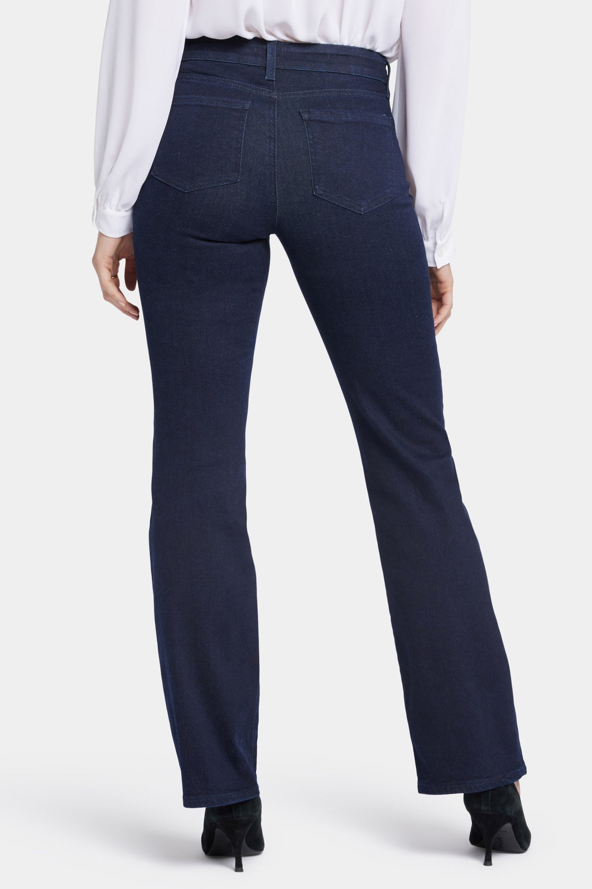NYDJ Blake Slim Flared Jeans In Petite With High Rise - Rinse
