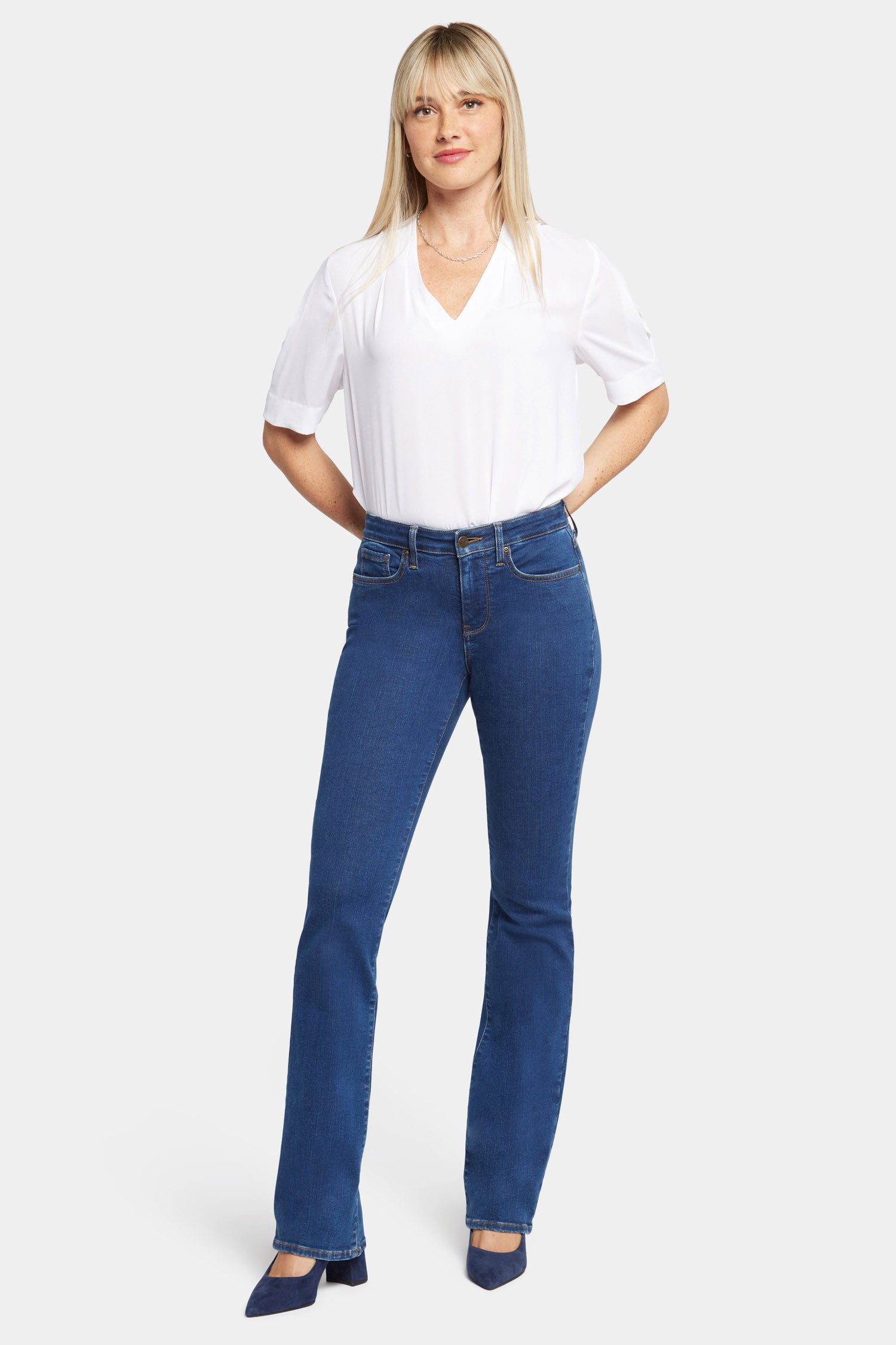 NYDJ Barbara Bootcut Jeans In Petite  - Quinn