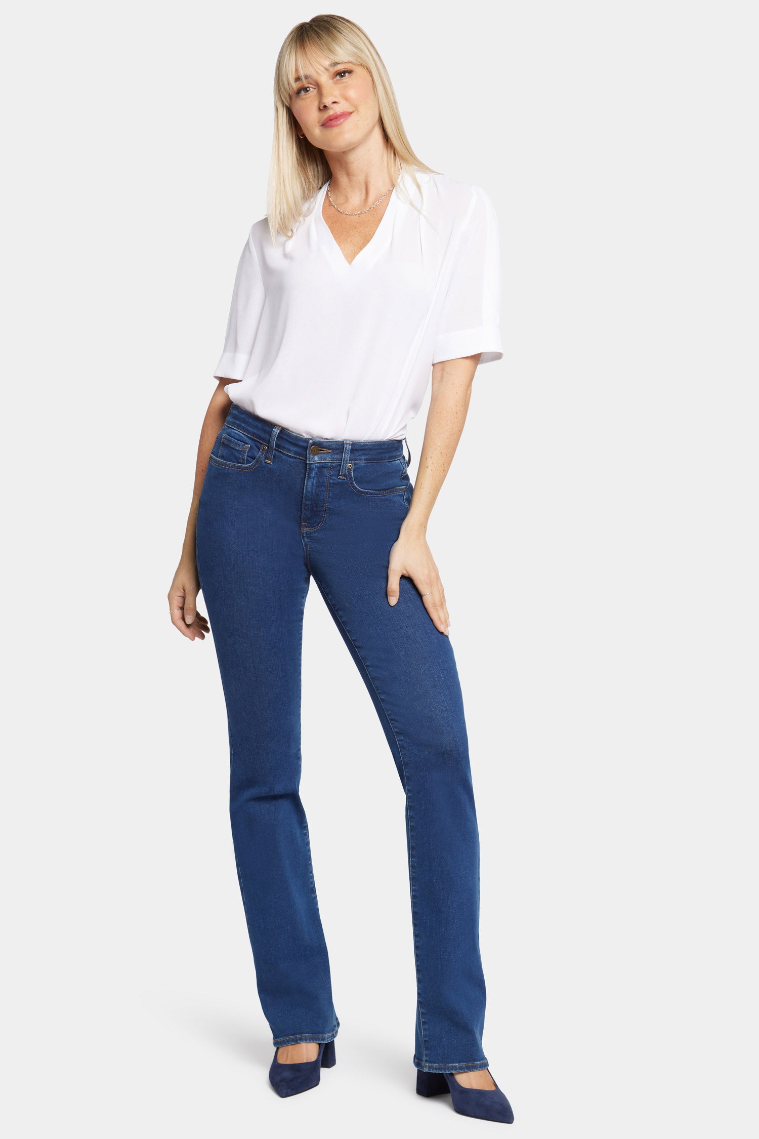 NYDJ Barbara Bootcut Jeans In Petite  - Quinn
