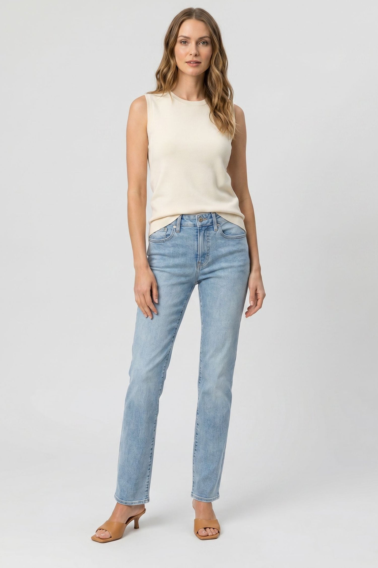NYDJ Marilyn Straight Jeans In Petite  - Haley