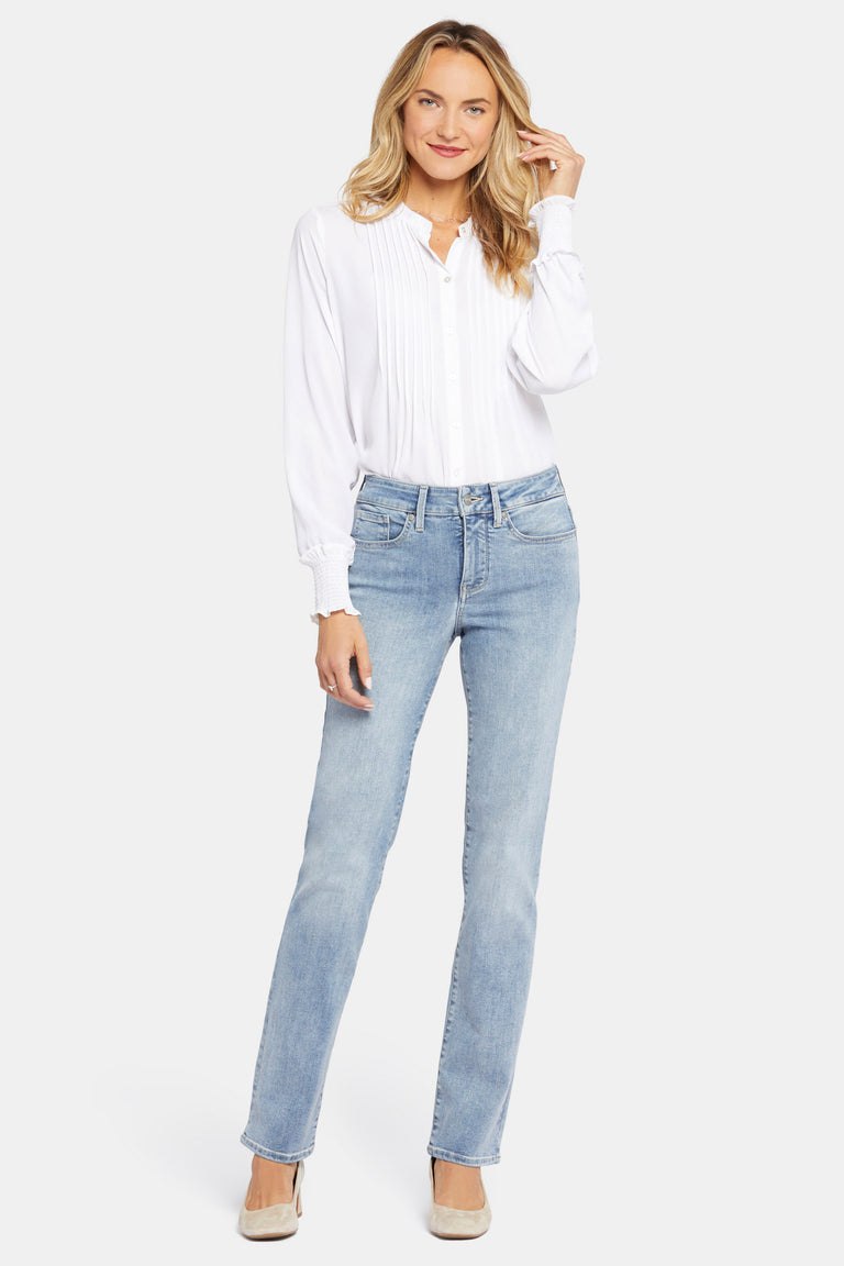 NYDJ Marilyn Straight Jeans In Petite  - Haley