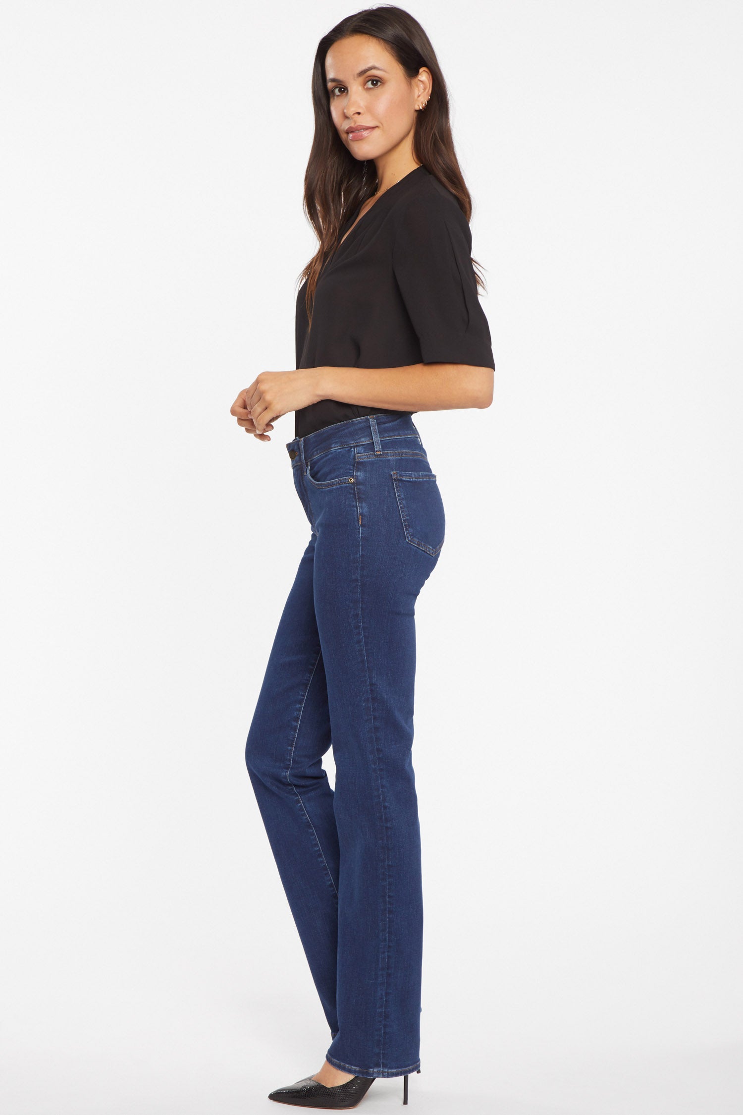 NYDJ Marilyn Straight Jeans In Petite  - Quinn