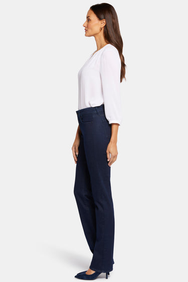 NYDJ Marilyn Straight Jeans In Petite  - Rinse