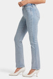 NYDJ Sheri Slim Jeans In Petite With Silver Foil Coating - Sparkling Lights