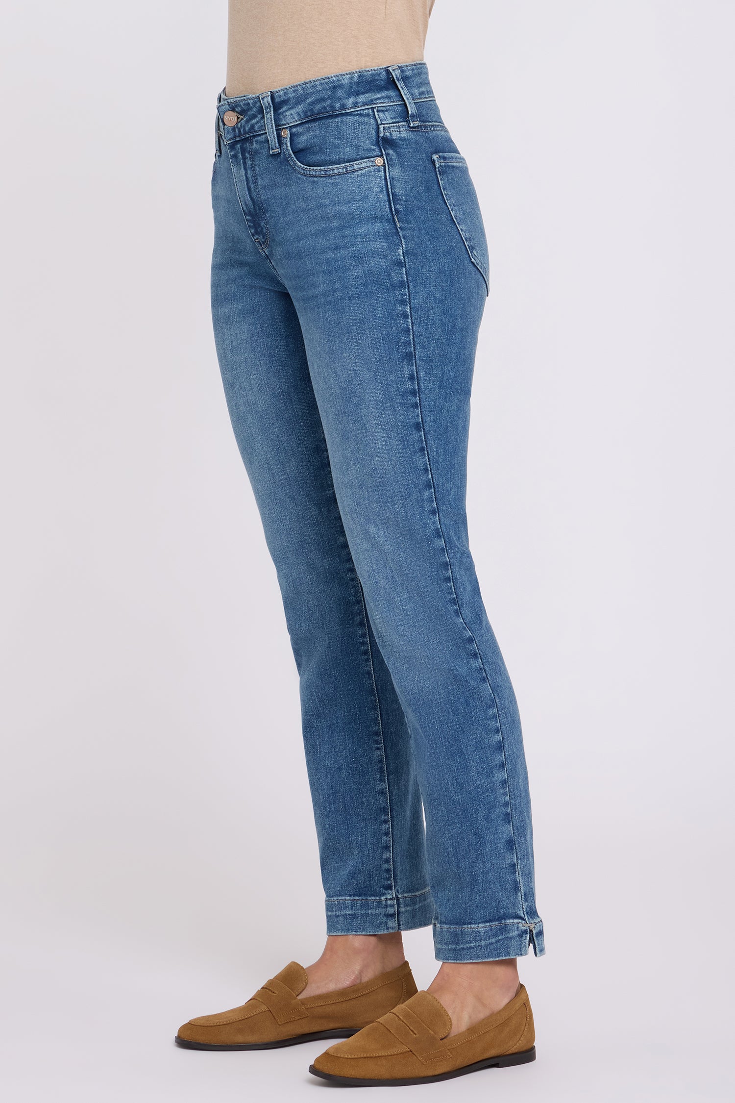 Sheri Slim Straight Ankle Jeans In Petite In Re-New™ Denim With Sheri Slim Straight Ankle Jeans In Petite In Re-New™ Denim With