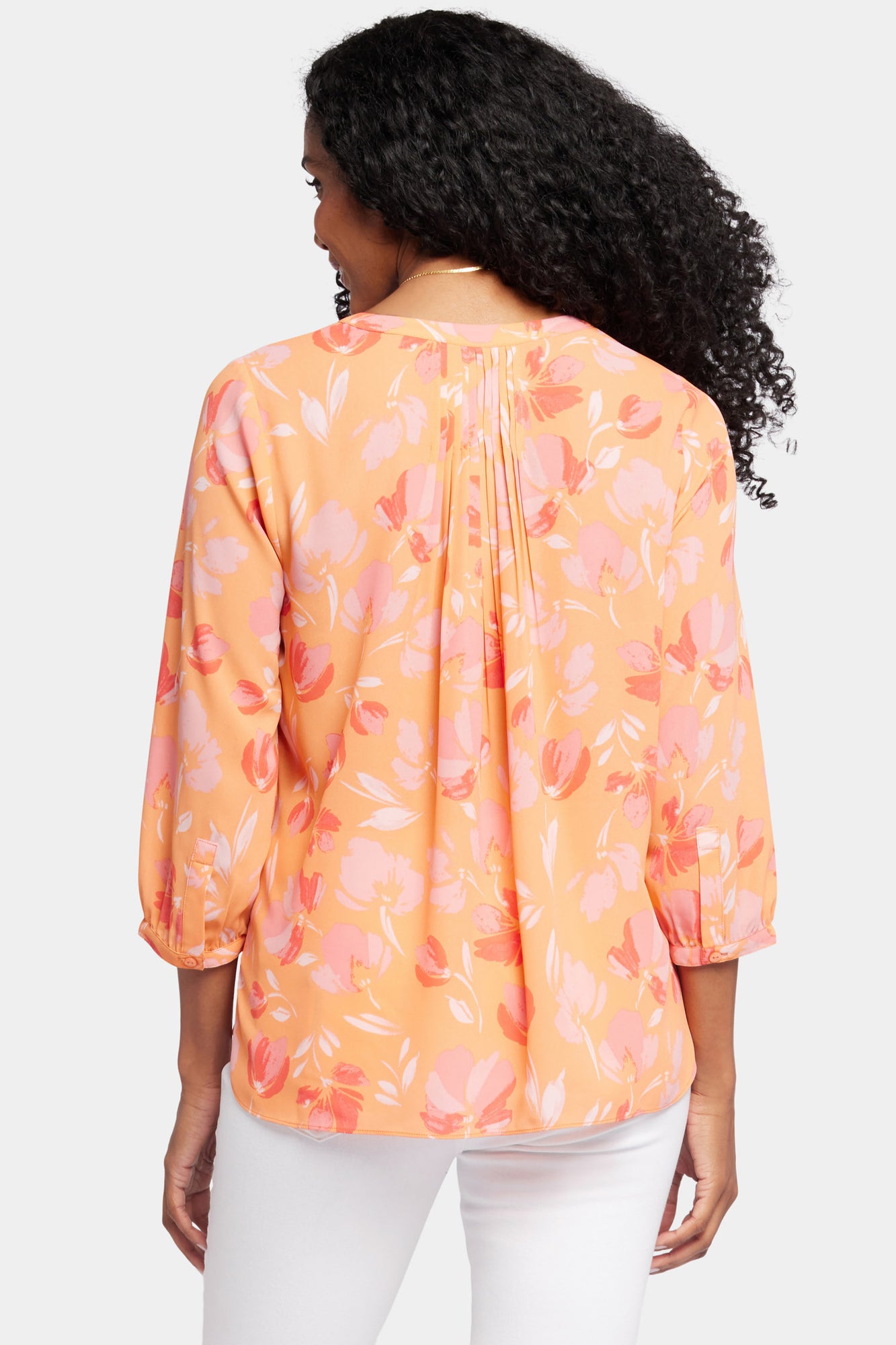 NYDJ Pintuck Blouse In Petite  - Candace