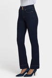 NYDJ Barbara Bootcut Jeans In Petite With High Rise And Double-Button Waistband - Magical