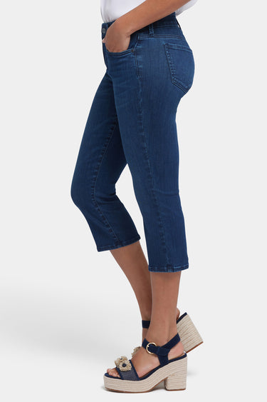 NYDJ Waist-Match™ Marilyn Straight Crop Jeans In Petite  - Ibiza Blues
