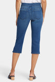 NYDJ Dakota Crop Pull-On Jeans In Petite  In Soft-Contour Denim™ With Side Slits - Olympus