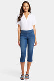 NYDJ Dakota Crop Pull-On Jeans In Petite  In Soft-Contour Denim™ With Side Slits - Olympus