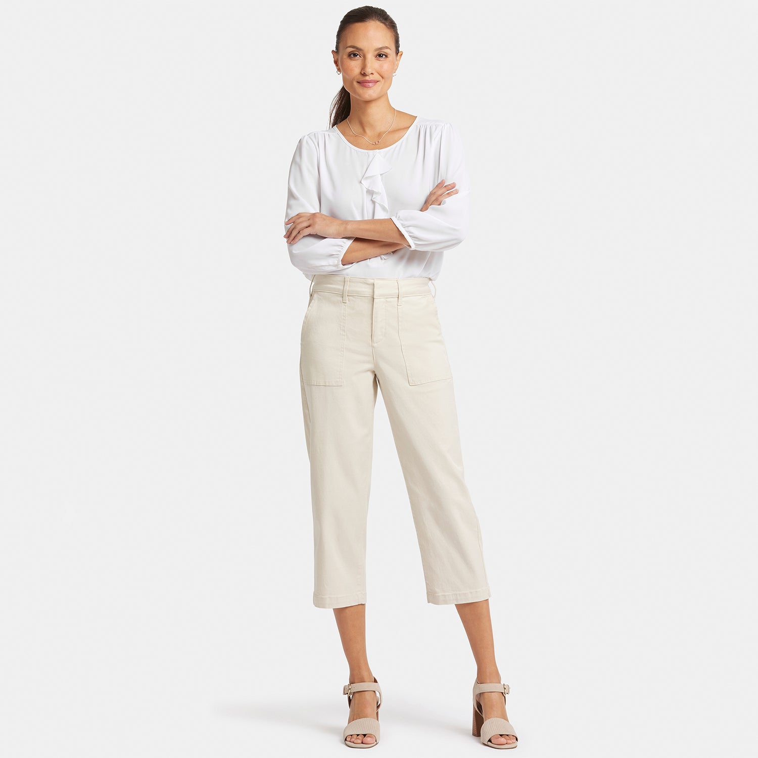 【即完品】Jean Laumet 26SS Work Pants WHITE 即完品】Jean Laumet 26SS Work Pants WHITE NYDJ Women's Utility