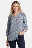 NYDJ Pintuck Blouse  - Cora Creek