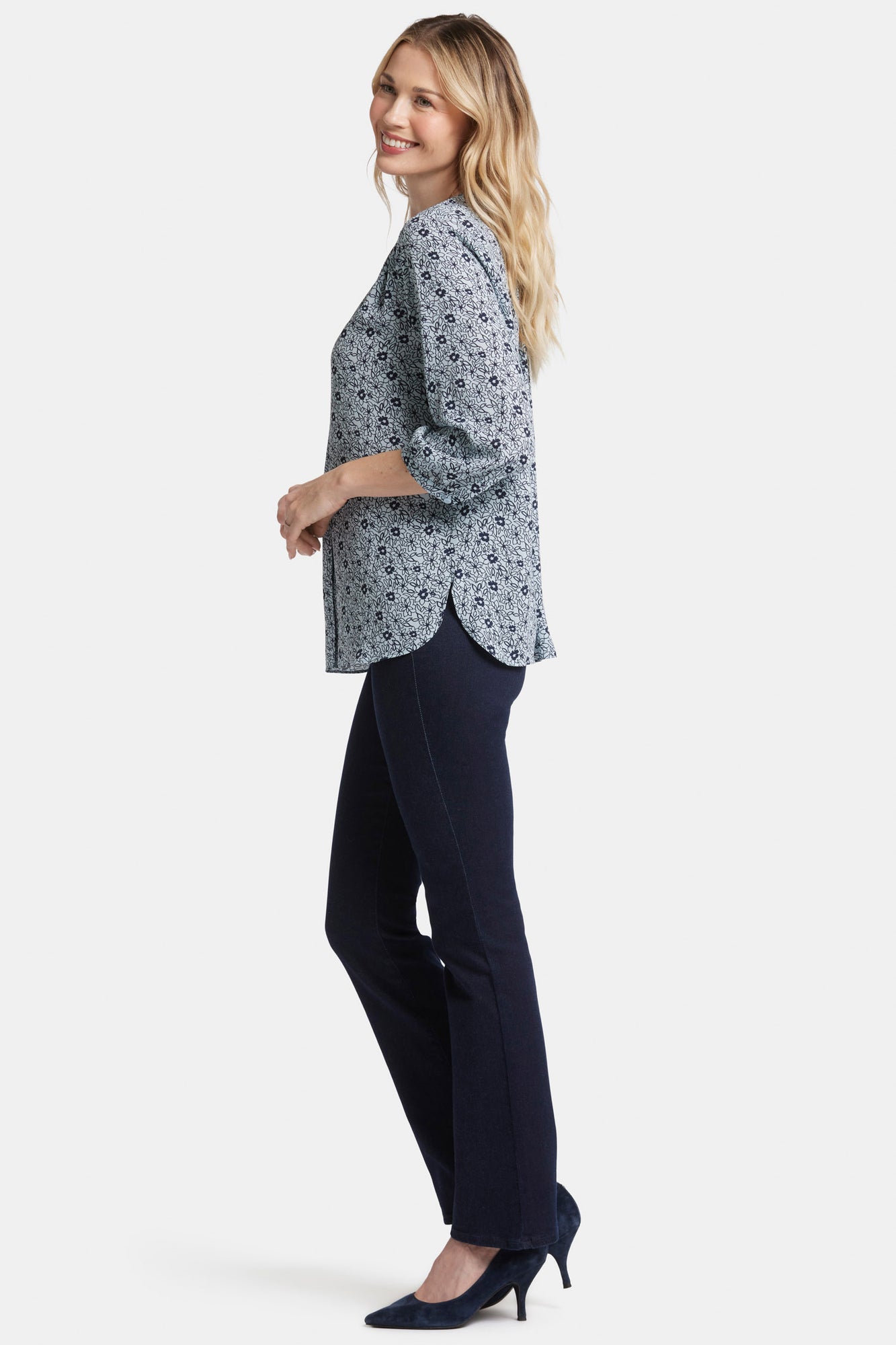 NYDJ Pintuck Blouse  - Cora Creek